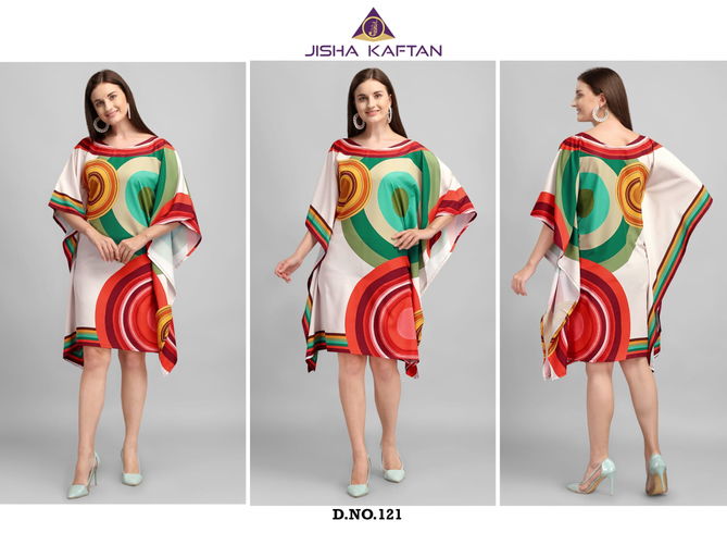 Kaftan Kurti Vol 3 By Jelite Polyester Crepe Digital Printed Kaftan Suppliers In India
